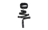 Frisky Neoprene Collar And Leash Set Black Black Collars and Leads